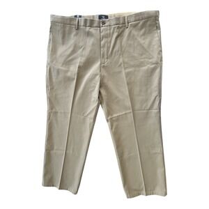 Dockers Signature Flat Front Khaki Dress Pants 46x29 Business Casual Preppy NWT